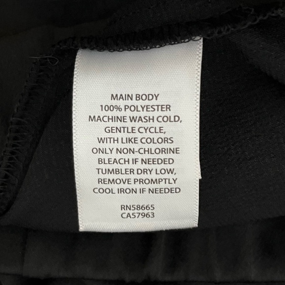Open Edit Satin Drawstring Lounge Shorts-Black-Women’s S-Loungewear-Casual-NWT - Picture 10 of 10